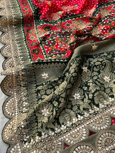 Pure Munga Silk Banarasi Weaving Saree
