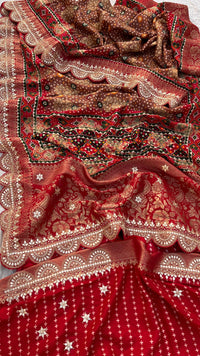 Pure Munga Silk Banarasi Weaving Saree