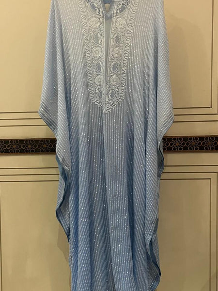 Pure Mulmul Kurta Set with Jaali Motifs for Chic Daywear