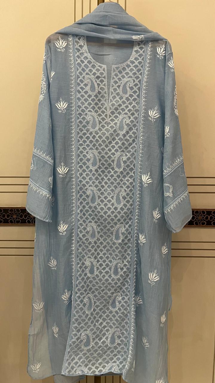 Pure Mul Chanderi Kurta Set for Elegant Everyday & Festive Wear