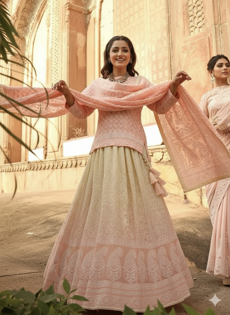 Chikankari Lehenga