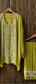 Georgette Semi-Stitched Co-ord Set with Mukaish Work