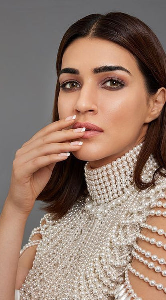 Ivory Pearl Work Blouse – The Celebrity Favorite