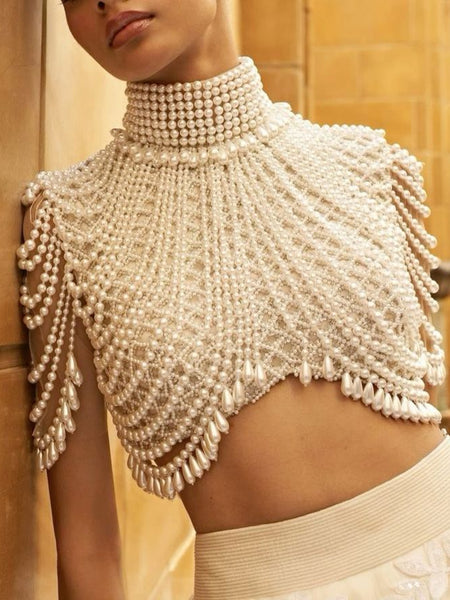 Ivory Pearl Work Blouse – The Celebrity Favorite