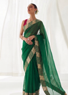 Zardozi Pearl And Resham On Soft Tissue Silk · 52 Artisan Hours of work · The Jashn Edit