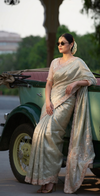 Zardozi And Pearl On Pure Khaddi Georgette Banarasi · 52 Artisan Hours of work · The Shringar Edit