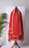 Pearl Gotta Patti And Zardozi On Munga Silk Banarasi Bandhani · 44 Artisan Hours of work · The Resham Adaa Edit