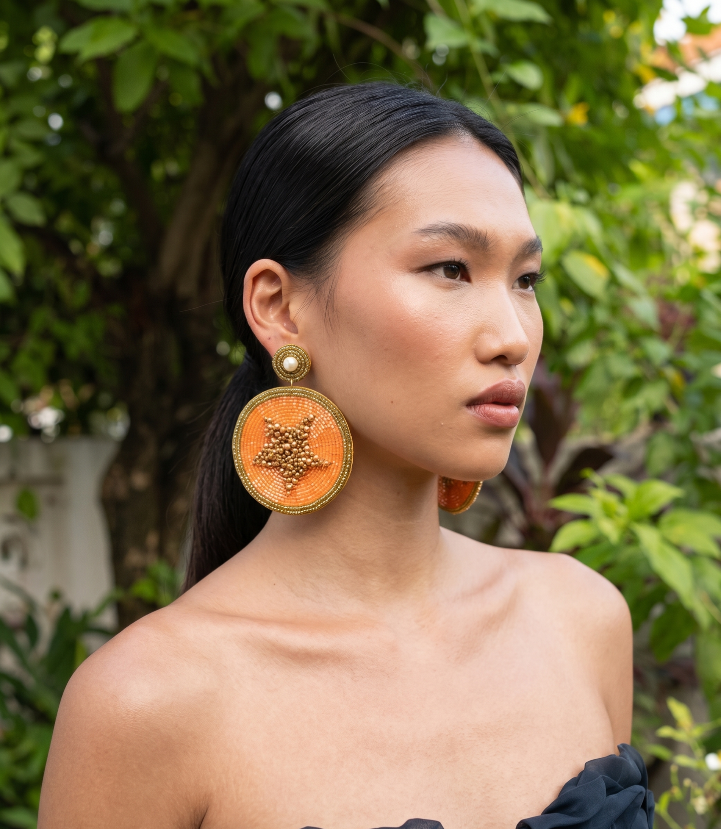 Tasty Papaya Fruit-Inspired Earrings