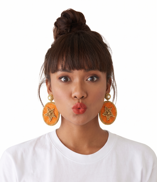 Tasty Papaya Fruit-Inspired Earrings