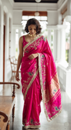 Sequins Resham And Kutdana On Gajji Silk Lakdi Patta · 40 Artisan Hours of work · The Mehfil Edit