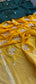 Crepe Banarasi Saree with Zardozi & Zarkan Embellishments