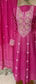 Mul Chanderi Anarkali Kurta Dupatta Set with Elegant Mukaish Work
