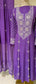 Mul Chanderi Anarkali Kurta Dupatta Set with Elegant Mukaish Work