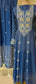 Mul Chanderi Anarkali Kurta Dupatta Set with Elegant Mukaish Work