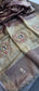 Tissue Linen Banarasi Silk Saree with Pearl & Resham Work