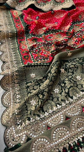 Pure Munga Silk Banarasi Weaving Saree