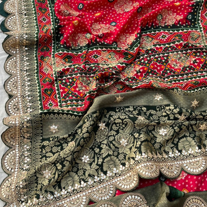 Pure Munga Silk Banarasi Weaving Saree
