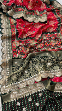 Pure Munga Silk Banarasi Weaving Saree