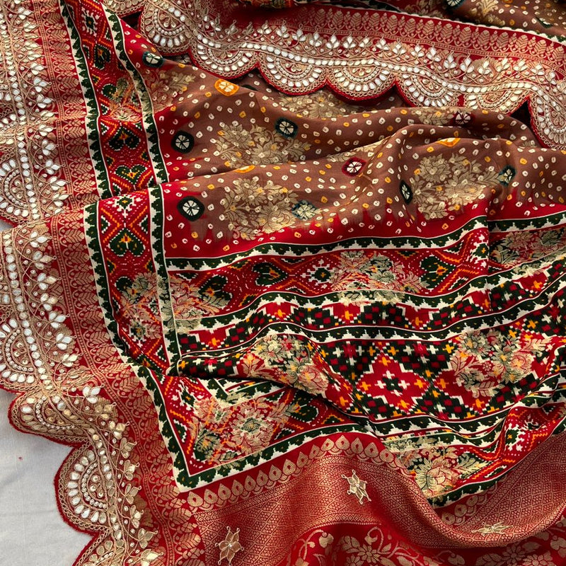 Pure Munga Silk Banarasi Weaving Saree