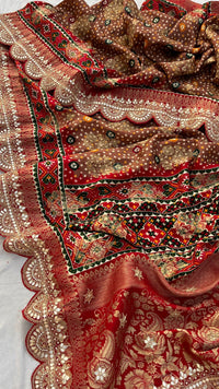 Pure Munga Silk Banarasi Weaving Saree