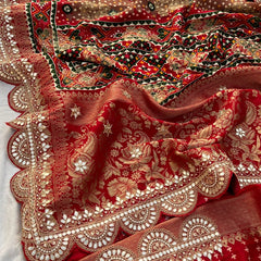 Pure Munga Silk Banarasi Weaving Saree