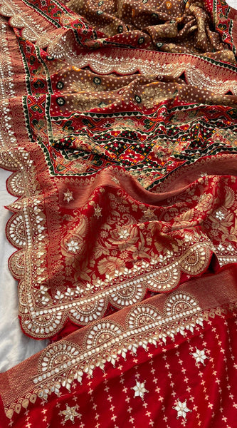 Pure Munga Silk Banarasi Weaving Saree