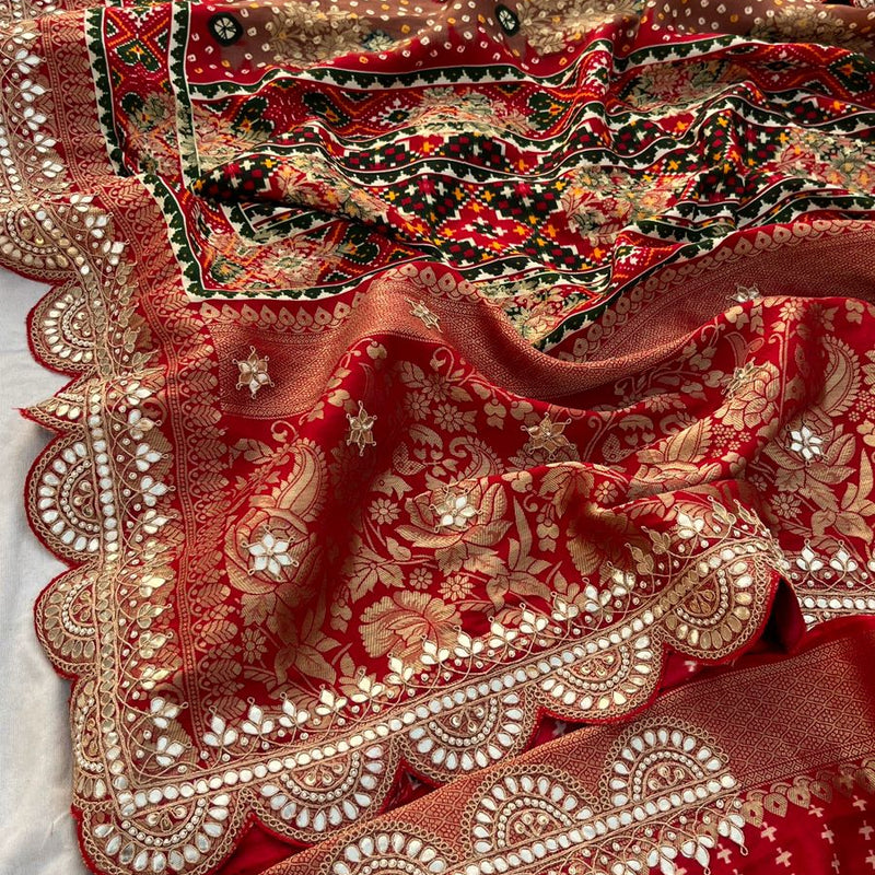 Pure Munga Silk Banarasi Weaving Saree