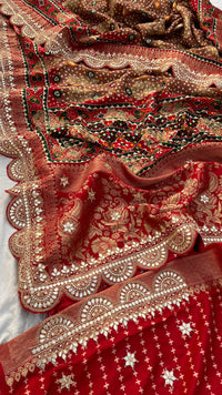 Pure Munga Silk Banarasi Weaving Saree