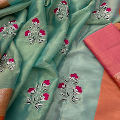 Pure Tissue Silk Banarasi Weaving Saree