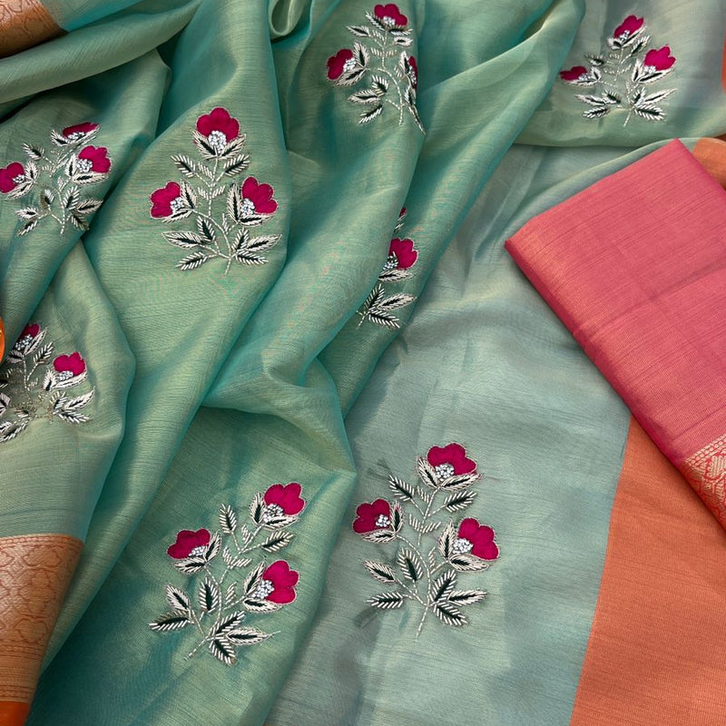 Pure Tissue Silk Banarasi Weaving Saree