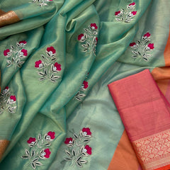 Pure Tissue Silk Banarasi Weaving Saree