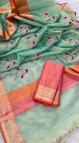 Pure Tissue Silk Banarasi Weaving Saree