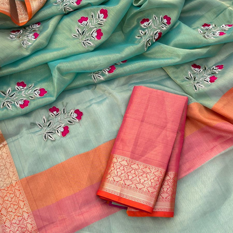 Pure Tissue Silk Banarasi Weaving Saree