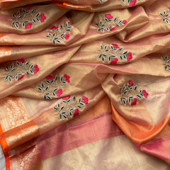 Pure Tissue Silk Banarasi Weaving Saree
