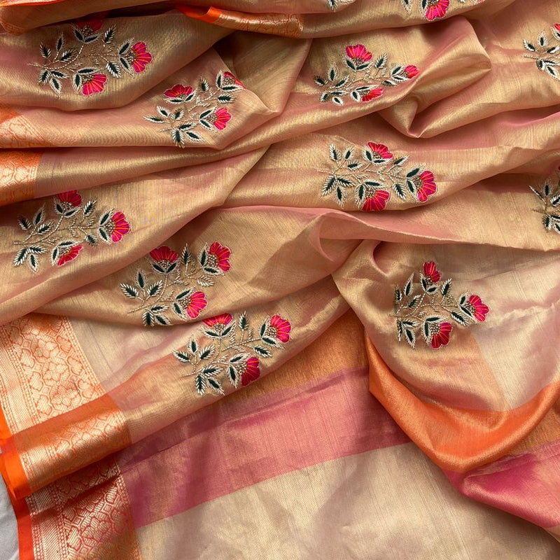 Pure Tissue Silk Banarasi Weaving Saree