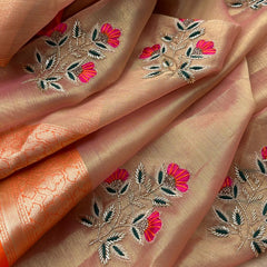 Pure Tissue Silk Banarasi Weaving Saree