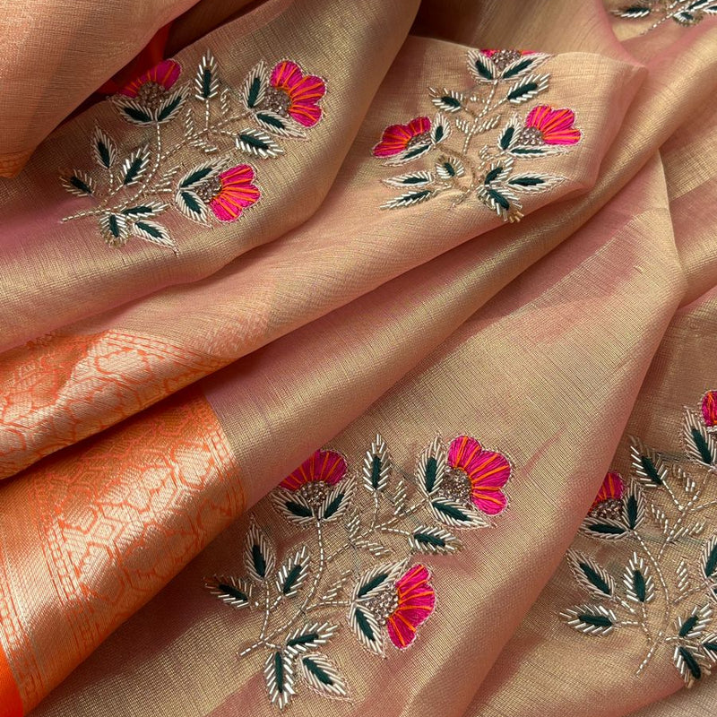 Pure Tissue Silk Banarasi Weaving Saree