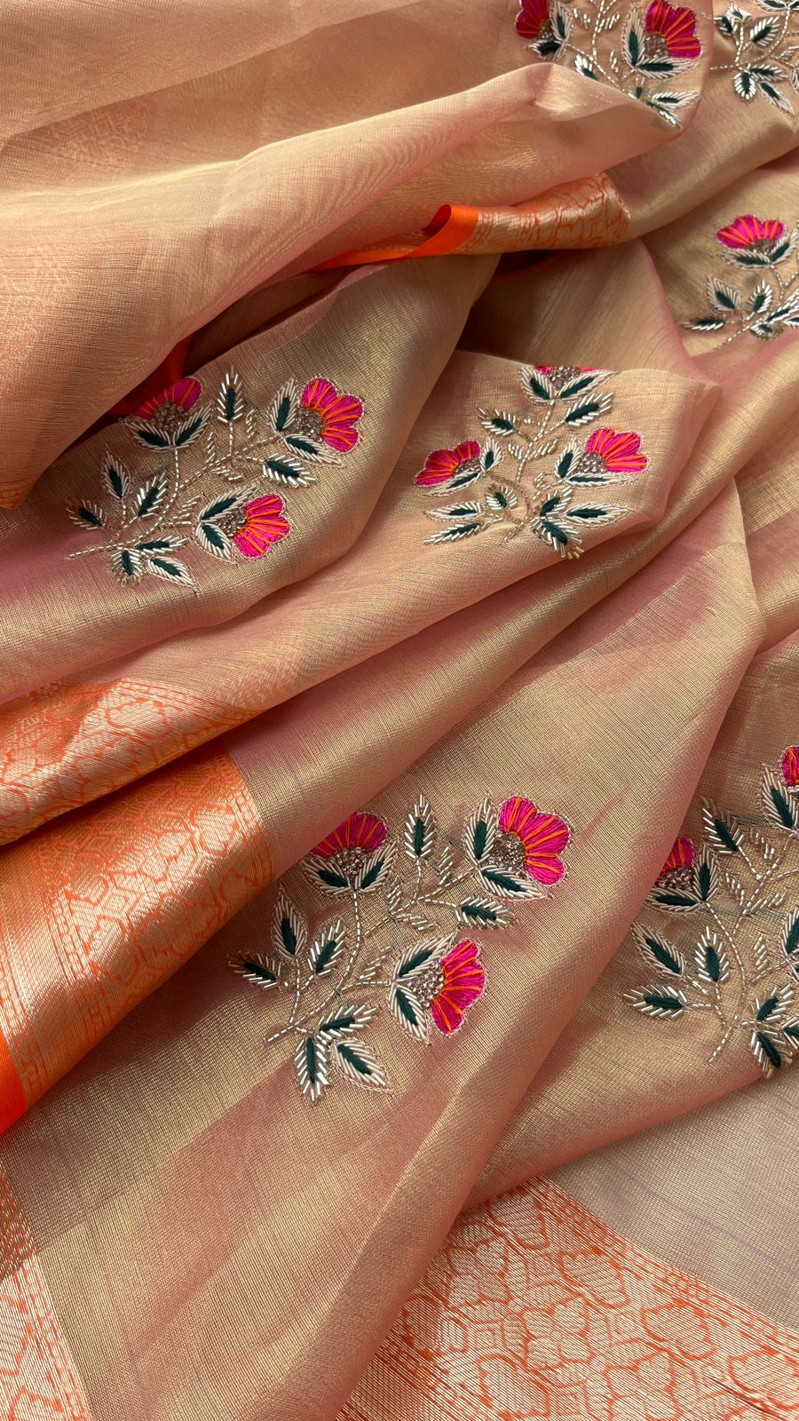 Pure Tissue Silk Banarasi Weaving Saree
