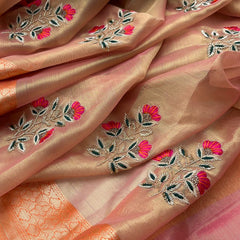 Pure Tissue Silk Banarasi Weaving Saree