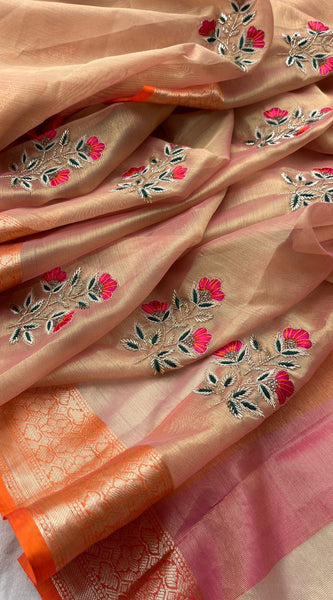 Pure Tissue Silk Banarasi Weaving Saree