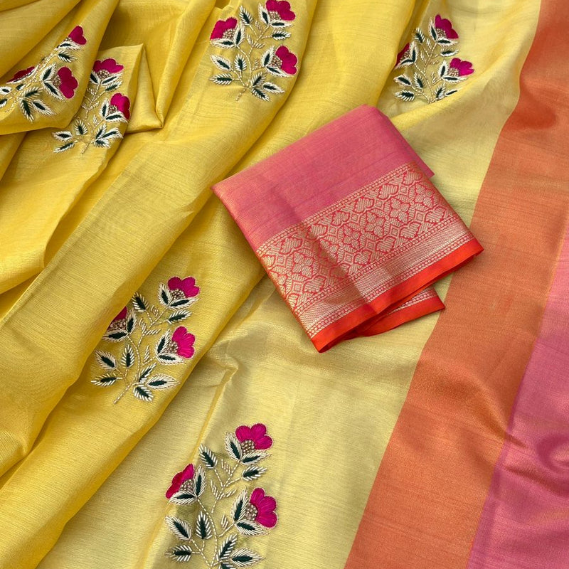 Pure Tissue Silk Banarasi Weaving Saree