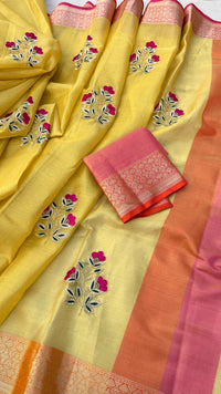 Pure Tissue Silk Banarasi Weaving Saree