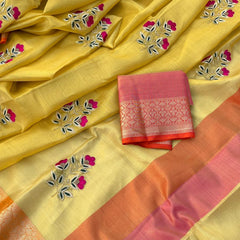 Pure Tissue Silk Banarasi Weaving Saree