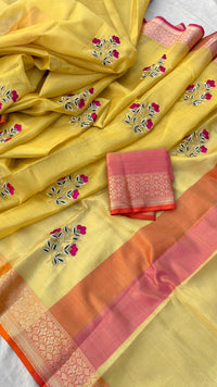 Pure Tissue Silk Banarasi Weaving Saree