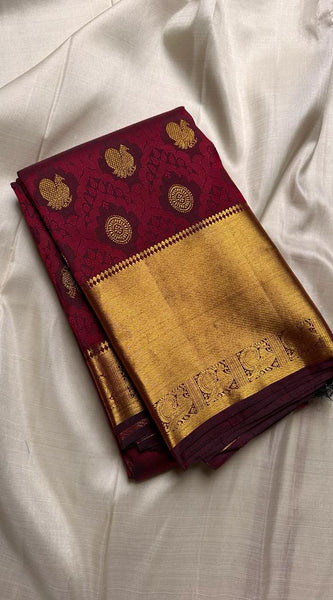 Pure Kanjivaram Handloom Bridal Silk Sarees with Pure Zari