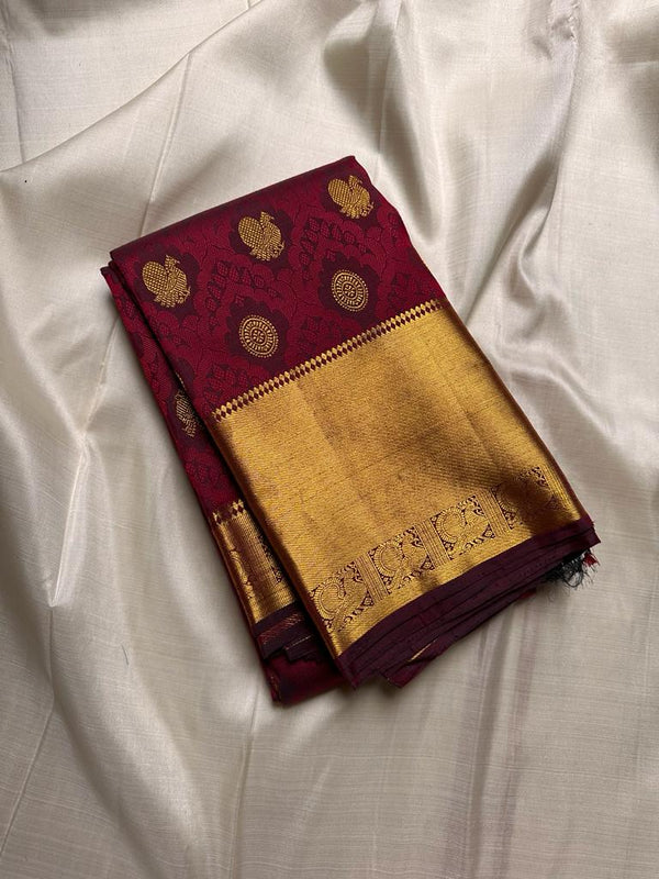 Pure Kanjivaram Handloom Bridal Silk Sarees with Pure Zari