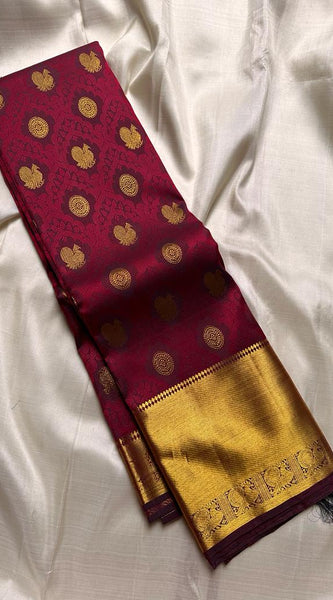 Pure Kanjivaram Handloom Bridal Silk Sarees with Pure Zari