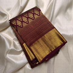 Authentic Pure Kanjivaram Handloom Bridal Silk Sarees with Pure Zari