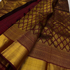 Authentic Pure Kanjivaram Handloom Bridal Silk Sarees with Pure Zari