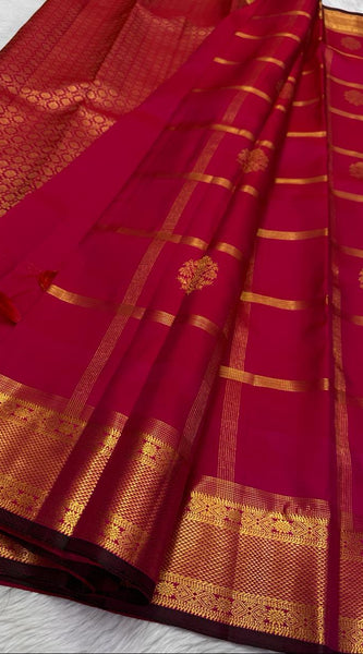 Pure Kanjivaram handloom Bridal silk sarees